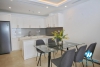 Modern apartment for rent in Tower B, D'Le Roi Solie Building, Xuan Dieu st, Tay Ho District 